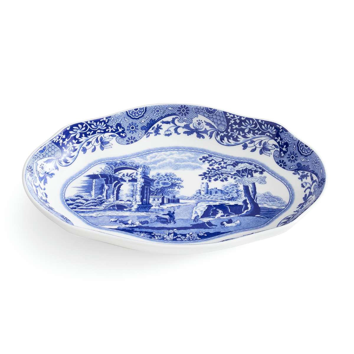 Blue Italian Pickle Dish image number null